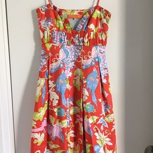 CK Bradley Birdsilk slip dress S